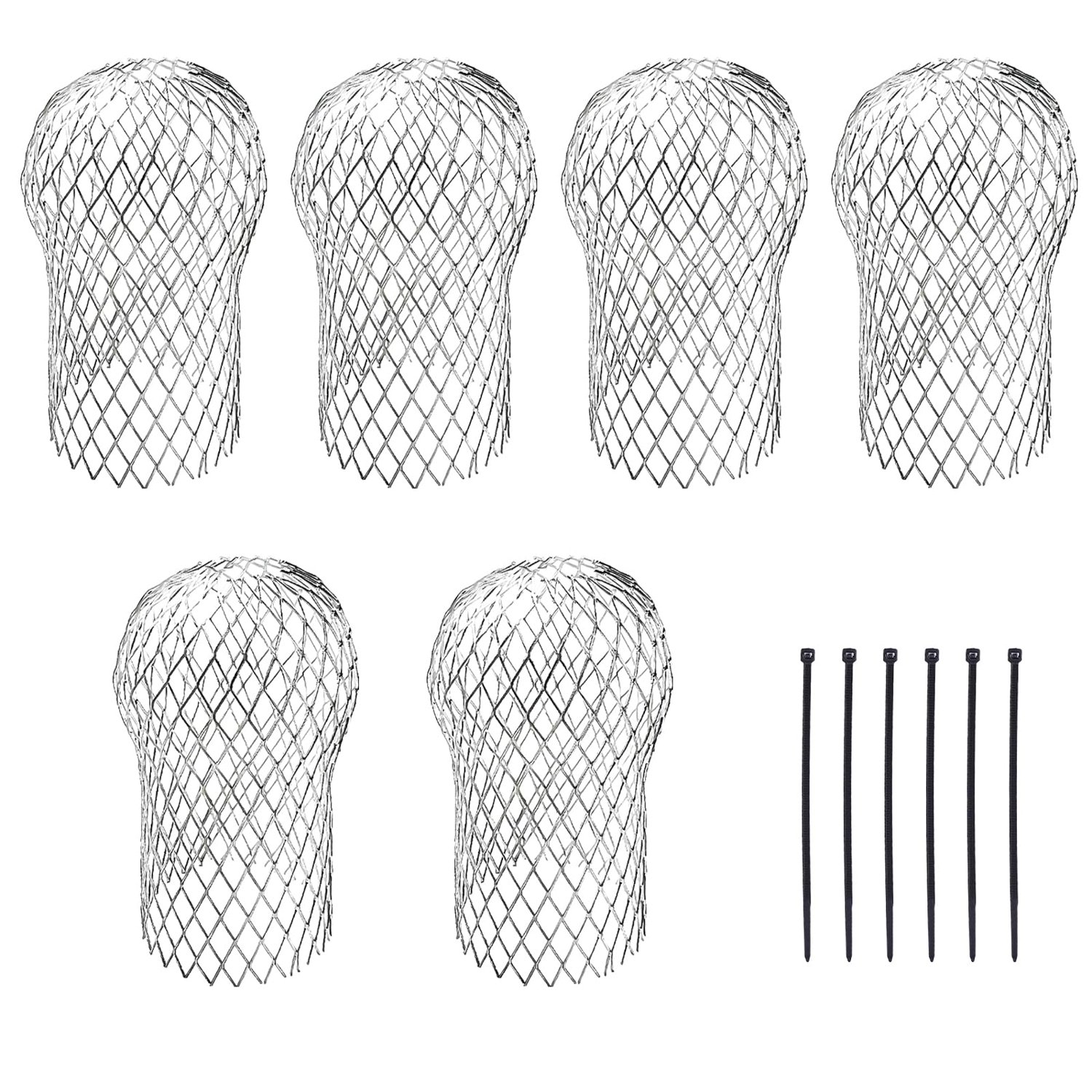 Graplan 6Pcs Aluminium Gutter Guards Mesh, product photo