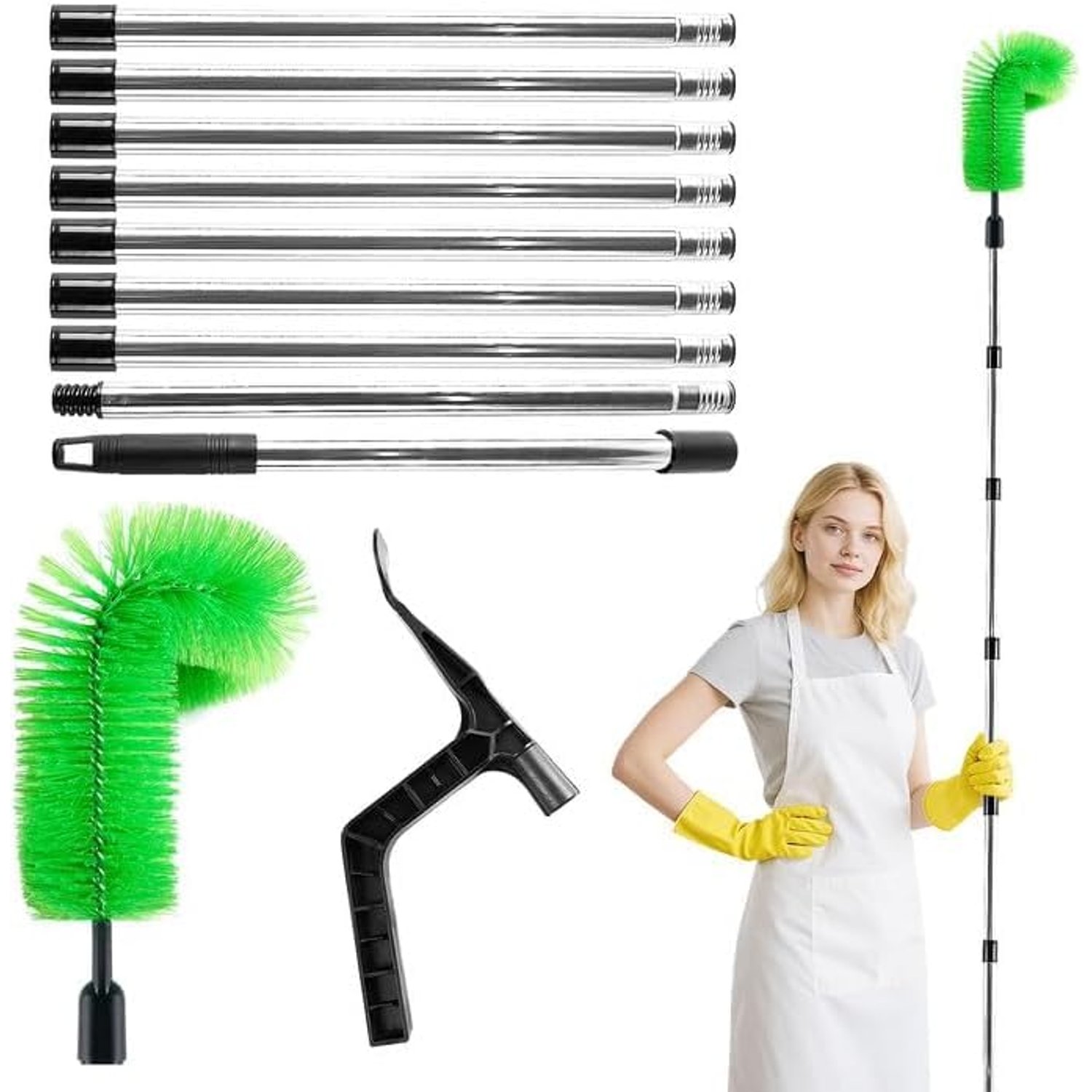 Fegat 11.5Ft Gutter Cleaner Tool, product photo