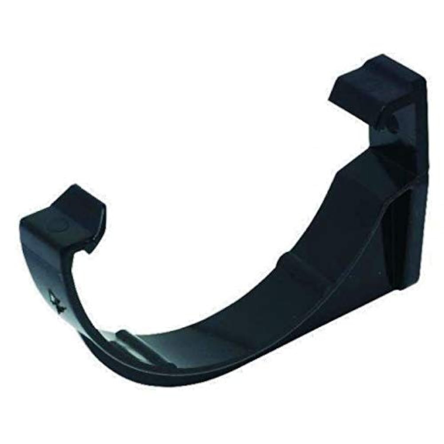 FloPlast 112mm Half Round Fascia Gutter Bracket, Black, Bag of 5, product photo