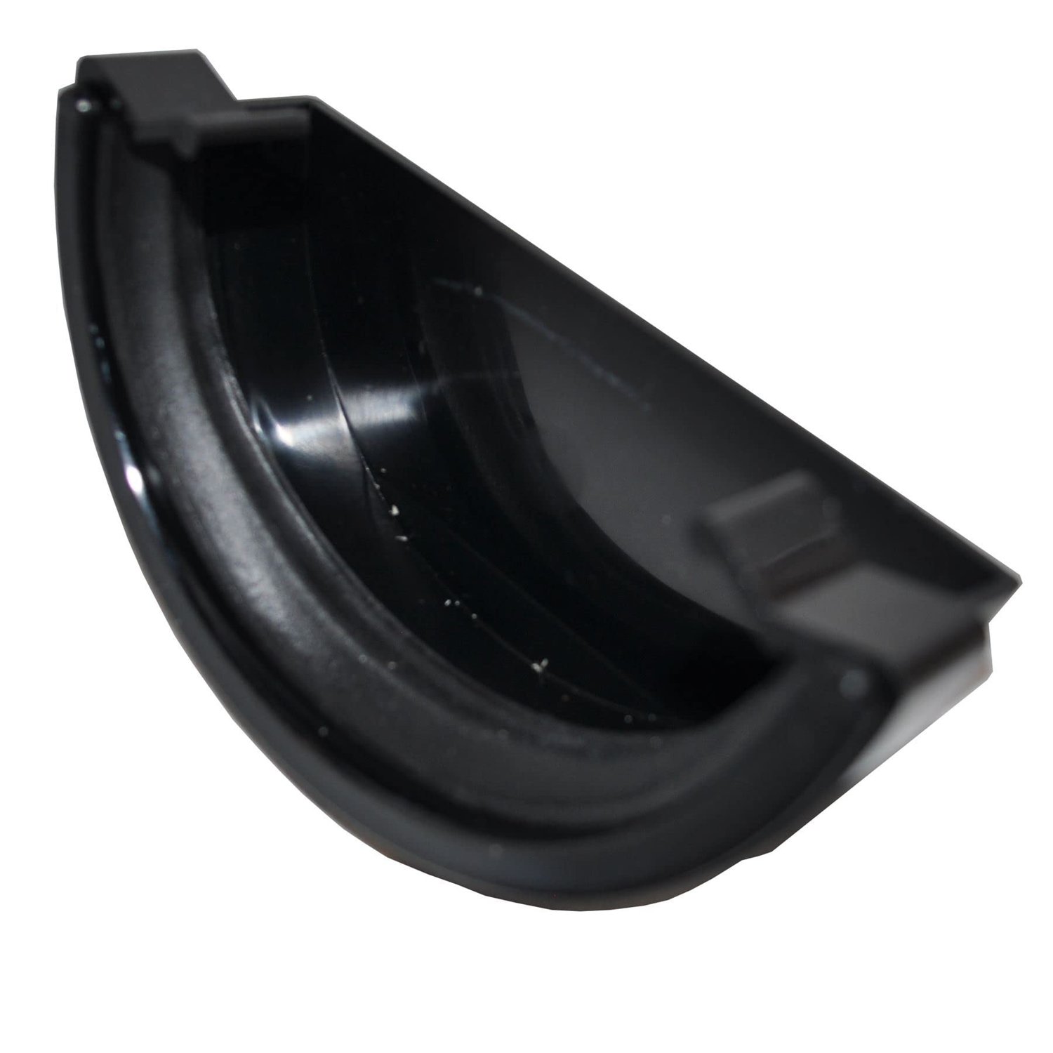 MSL Half Round Guttering External Stop End, product photo