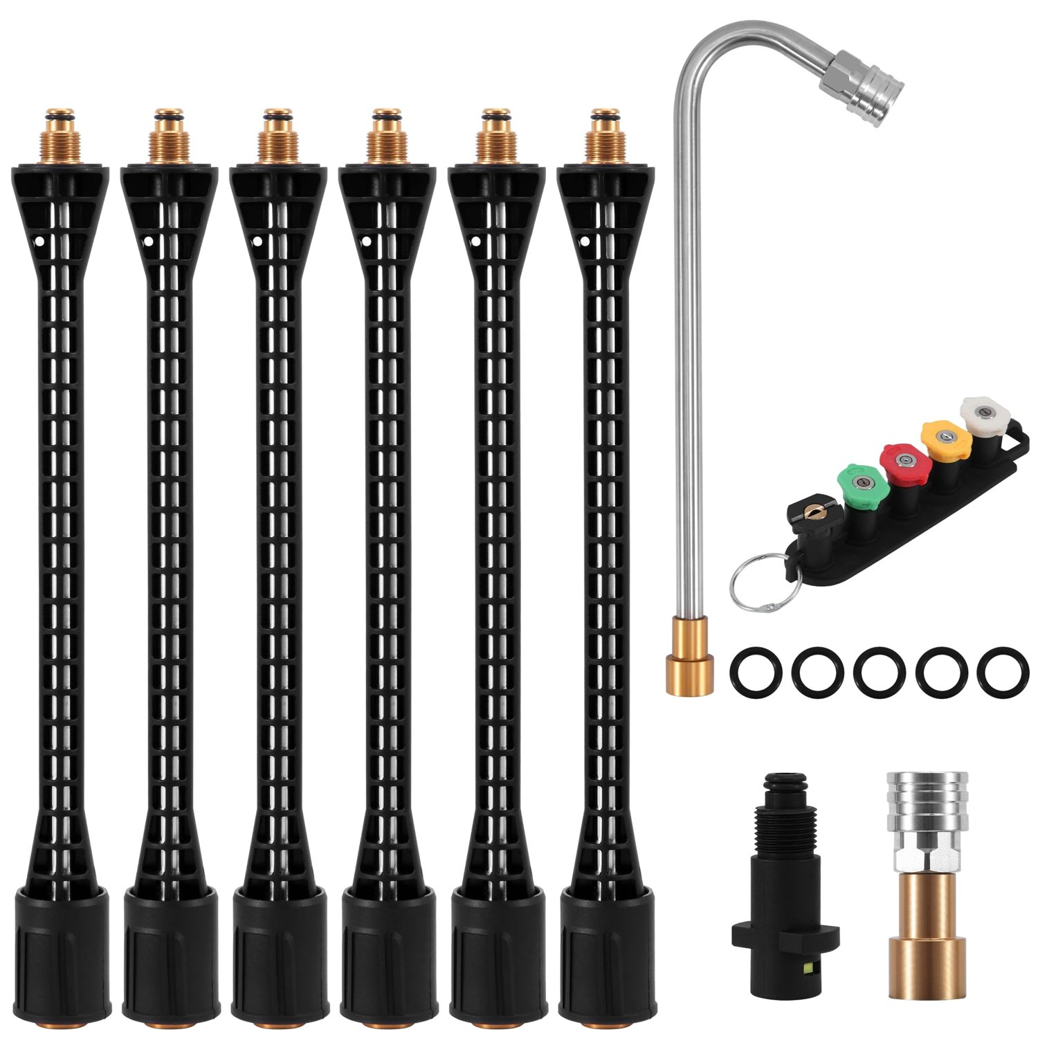 Hierbla 10 Pcs Pressure Washer Extension Wand, product photo