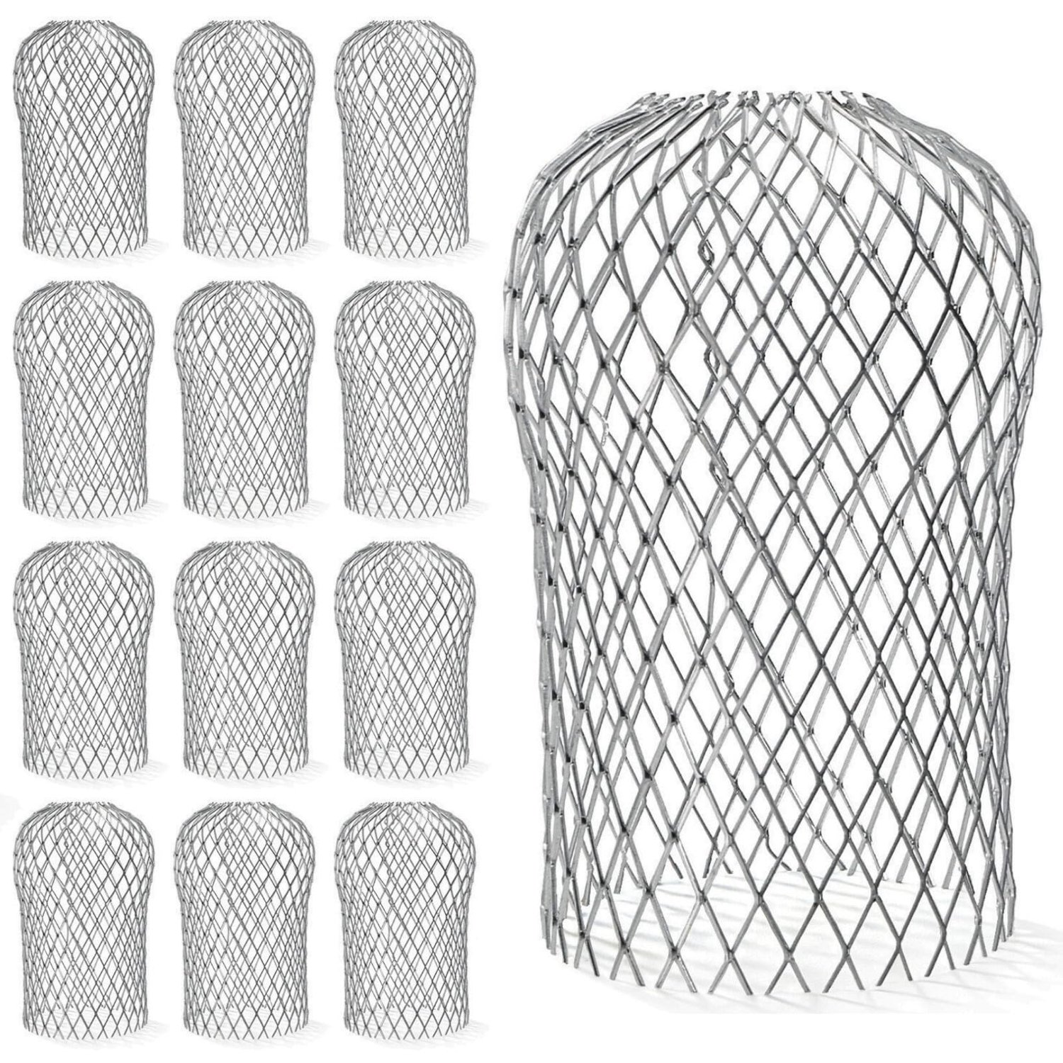 Noamus 12 Pack Downspout Gutter Guards, product photo