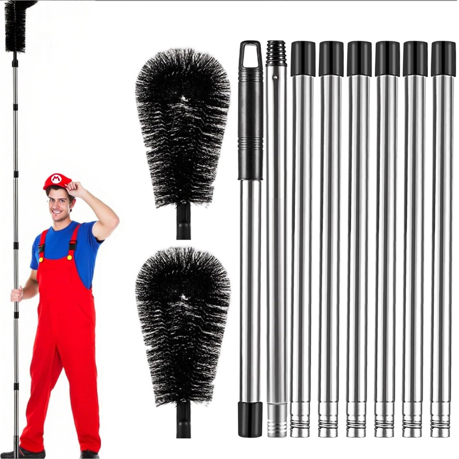Yeqqzq Gutter Cleaning Tool from Ground, product photo